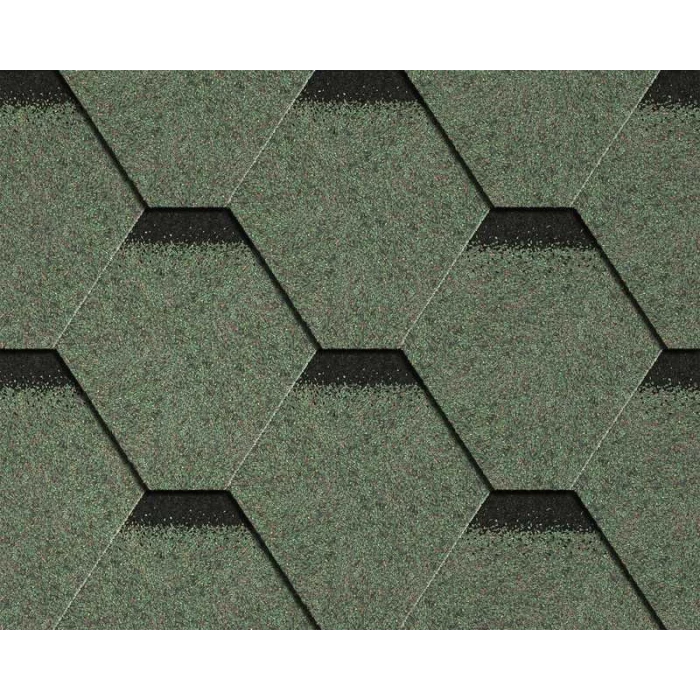 Мягкая черепица Icopal Тема Зеленый