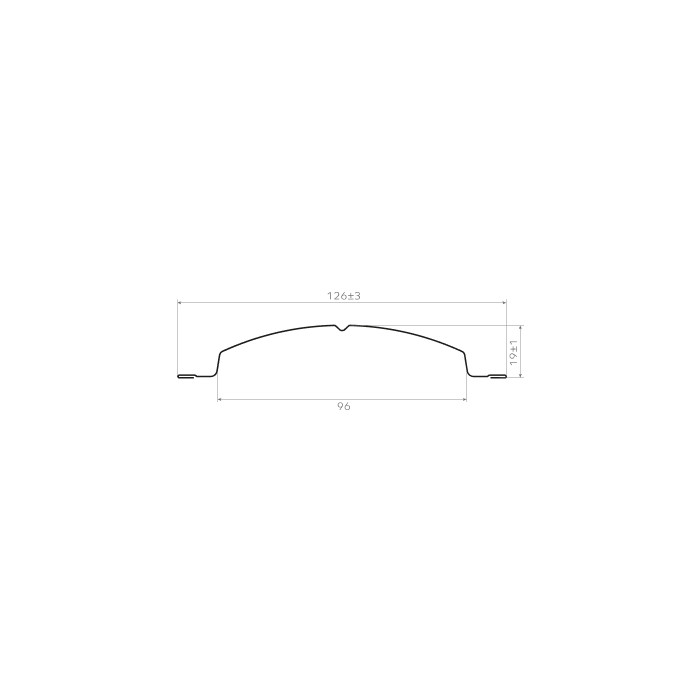 Штакетник Металл Профиль ELLIPSE-O 0,4 Полиэстер матовый двусторонний RAL 8017/8017 Коричневый шоколад двухсторонний фото 2