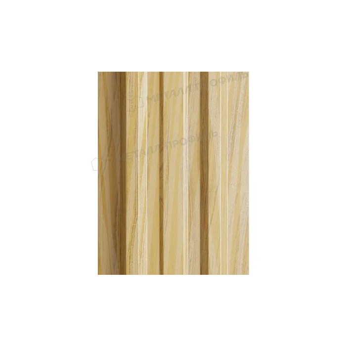 Штакетник Металл Профиль LАNE-T 0,5 ECOSTEEL® матовый Золотой Дуб