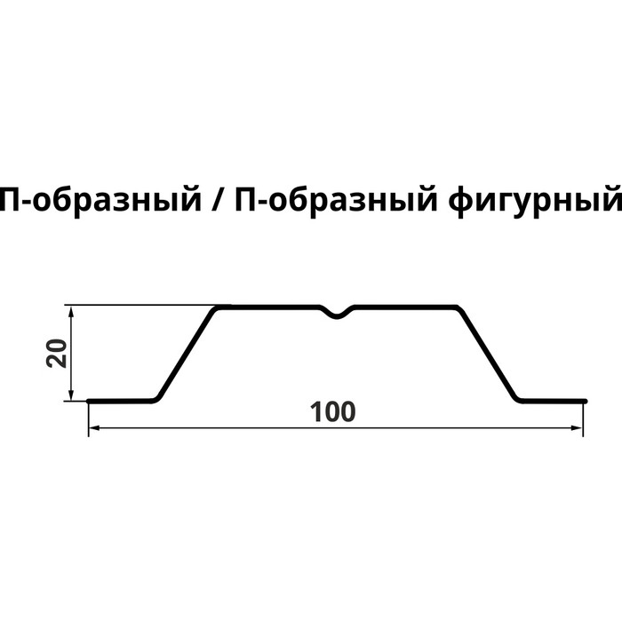 Штакетник П-образный А фигурный Grand Line 0,45 Полиэстер RAL 1018 Цинково-Желтый фото 2