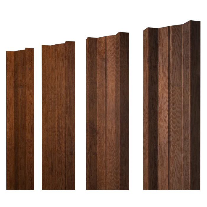 Штакетник М-образный А Grand Line 0,45 Print Premium Golden Wood Golden Wood