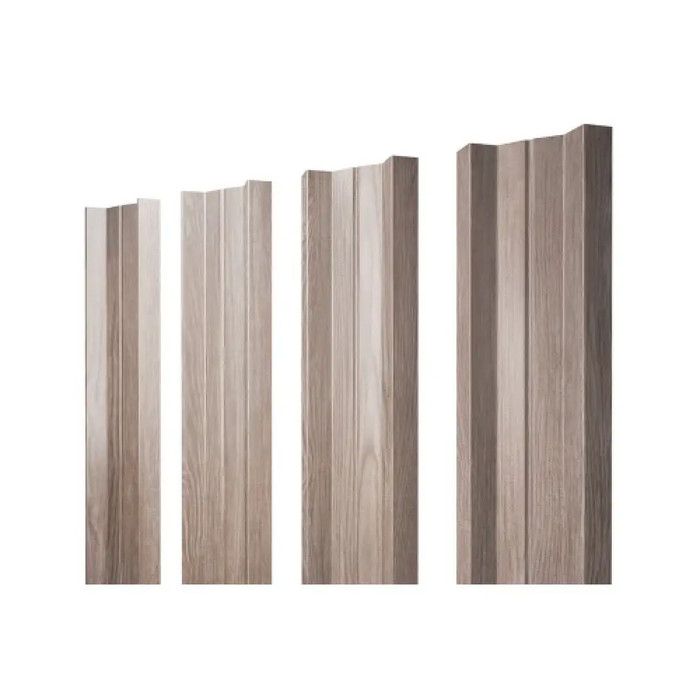 Штакетник М-образный В Grand Line 0,45 Print Elite White Wood White Wood