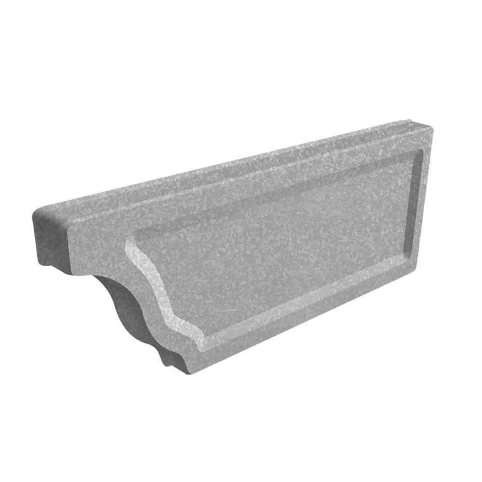 Заглушка желоба правая Vortex Project 210мм Zn