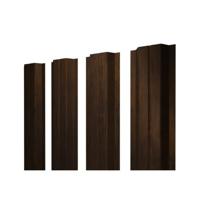 Штакетник П-образный В Grand Line 0,45 Print Elite Chestnut Wood Chestnut Wood