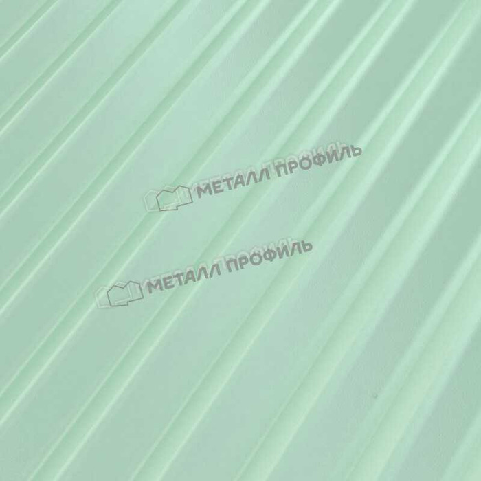 Профлист Металл Профиль МП18 0.5 PURMAN® Tourmalin, Светло-зеленый металлик A фото 5