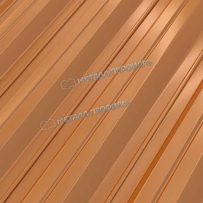 Профлист Металл Профиль HC35 0.5 AGNETA® двусторонний Copper/Copper, Медный/Медный A фото 5