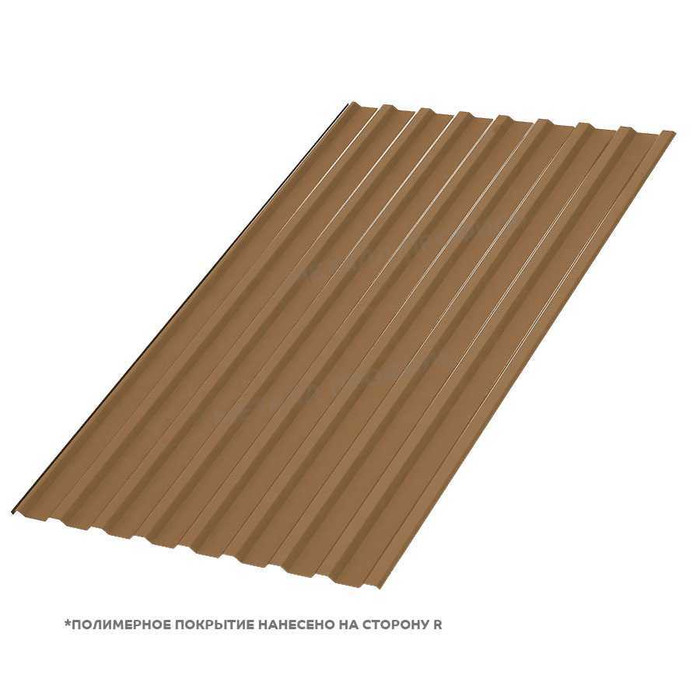 Профлист Металл Профиль МП20 0.5 PURMAN® Argillite, Медный металлик B