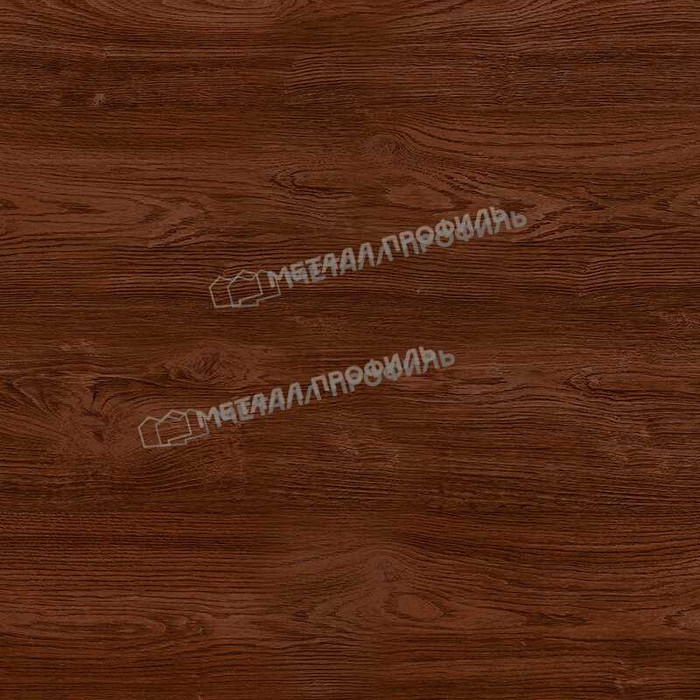Профлист Металл Профиль МП18 0.5 ECOSTEEL® Мореный дуб A фото 4