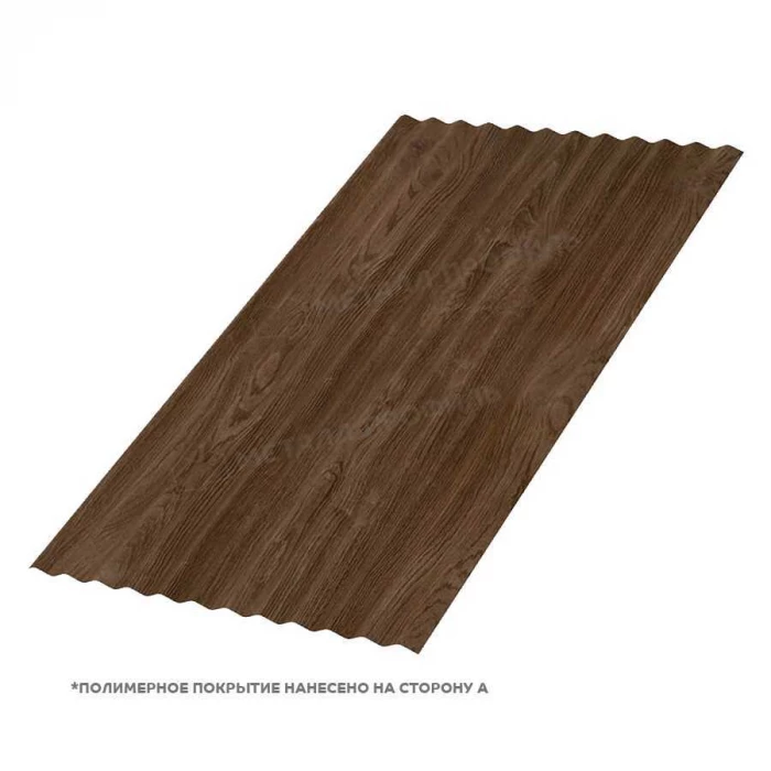 Профлист Металл Профиль МП18 0.5 ECOSTEEL® матовый Мореный дуб B