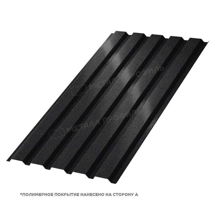 Профлист Металл Профиль МП35 0.5 PURMAN® RAL 9005 Черный темный A
