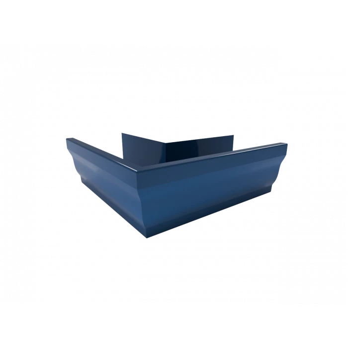 Угол желоба со сварным швом внешний Vortex Lite 130мм RAL 5005 сигнальный синий