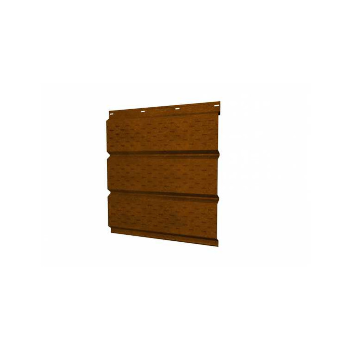 Софит металлический полная перфорация 0,45 Print Elite с пленкой Golden Wood