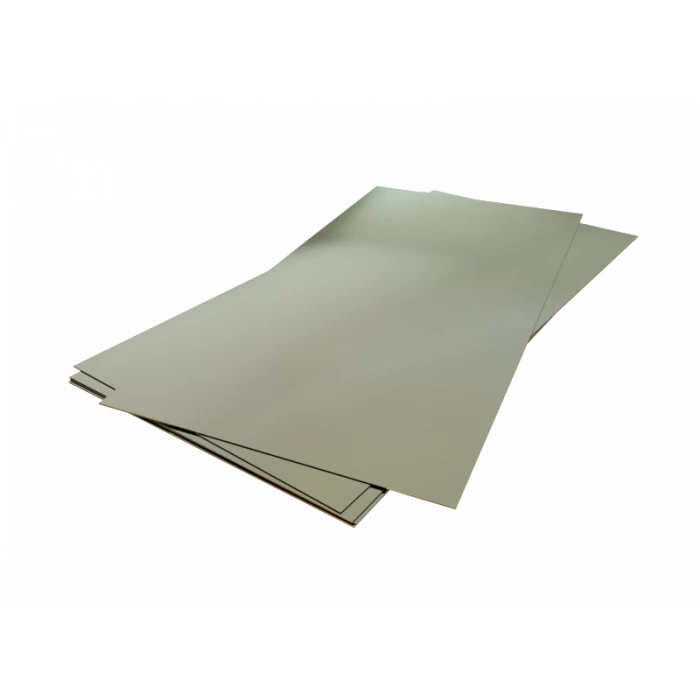 Плоский лист 0,45 Drap с пленкой RAL 7004 сигнальный серый