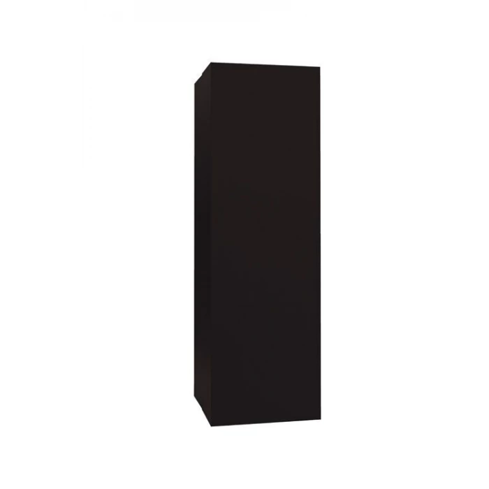 Кожух на трубу прямой д420/ш420/в1200 0,45 Drap с пленкой RAL 9005 черный