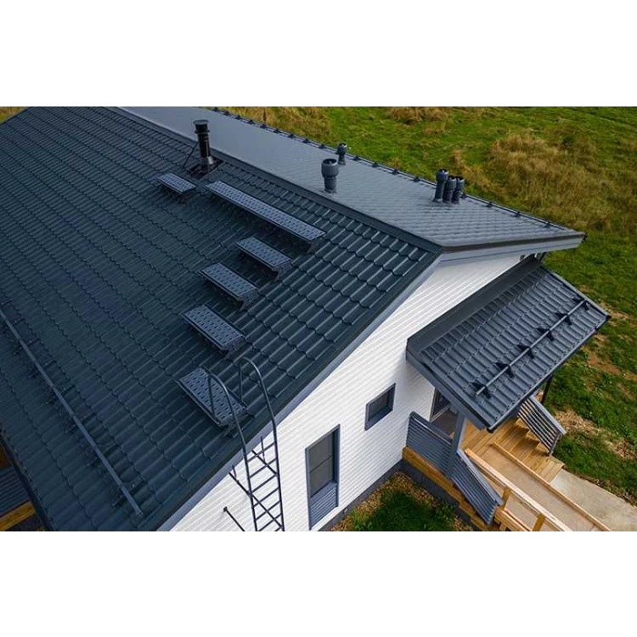 Мостик переходной Grand Line RAL 7024 1м