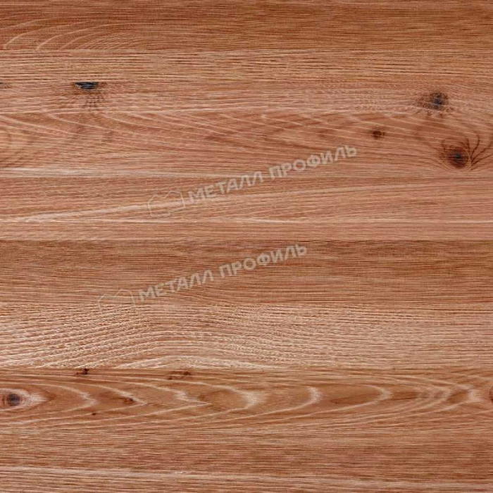 Планка карнизного свеса сложная 185х50х2000 (ECOSTEEL_T-01-Кедр-0.5)