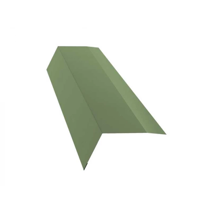 Планка карнизная Grand Line 100х65 0,45 Полиэстер RAL 6019 бело-зеленый