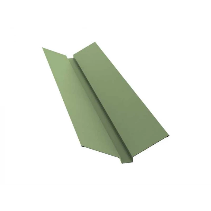 Планка ендовы верхней 115х30х115 0,45 PE с пленкой RAL 6019