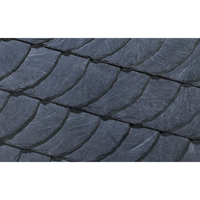 Сланцевая плитка Rathscheck чешуйчатая кладка, угол наклона 90, 24*19 см