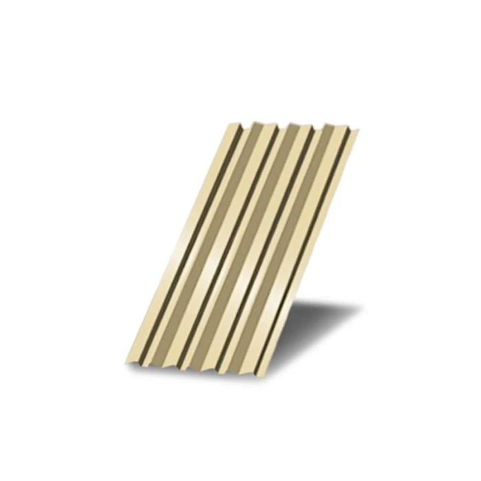 Профнастил C15 600х0.5 Окрашенный RAL 1014