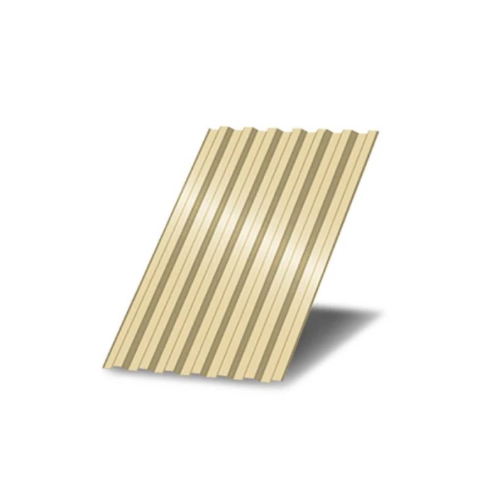 Профнастил C21 700х0.5 Окрашенный RAL 1014