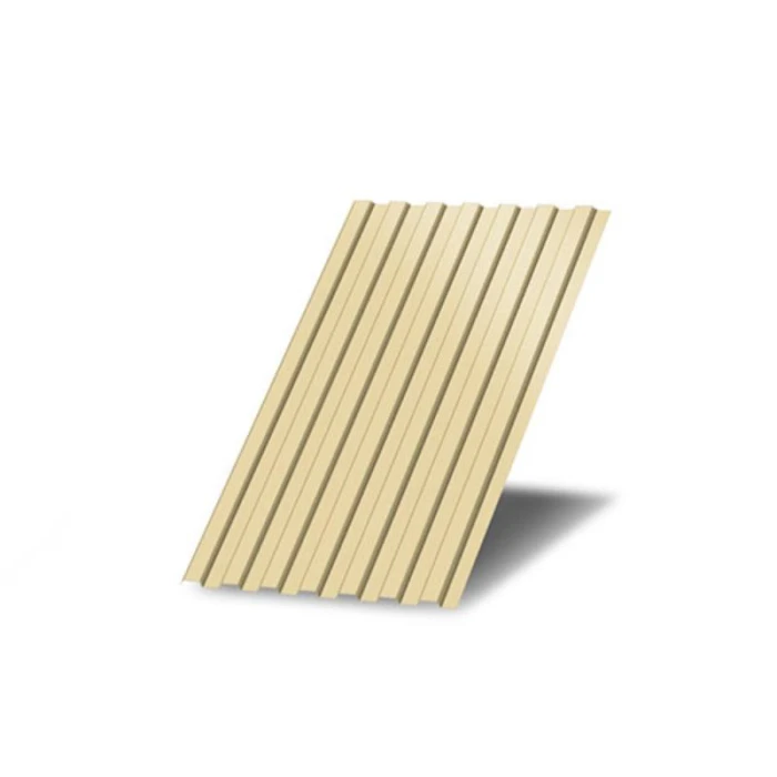 Профнастил C8 800х0.5 Окрашенный RAL 1014