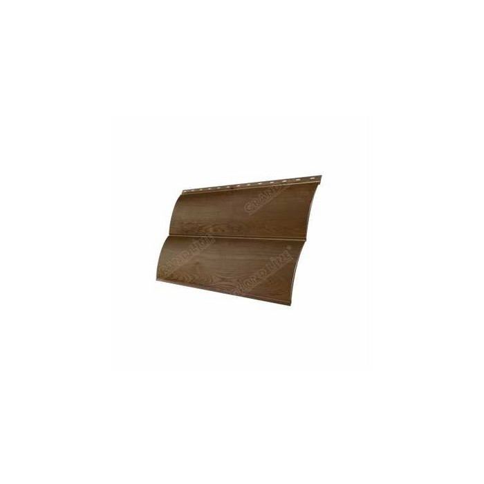 Металлический сайдинг Grand Line Блок-хаус 0.45 мм Print Premium Antique Wood