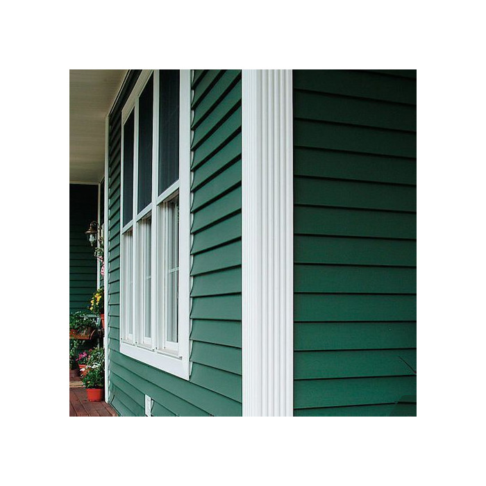 Металлический сайдинг Grand Line Вертикаль 0.5 мм classic GreenCoat Pural BT, matt с пленкой RR 11 темно-зеленый (RAL 6020 хромовая зелень) фото 4