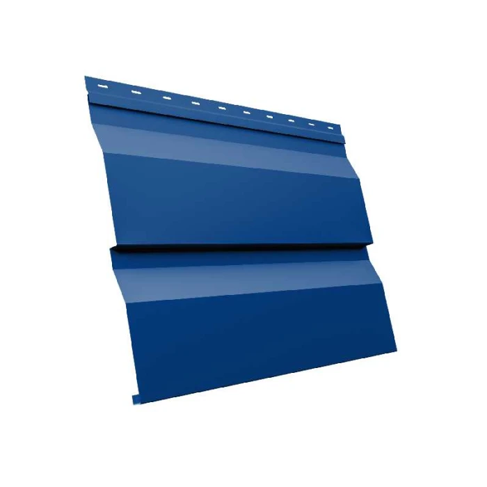 Металлический сайдинг Grand Line Корабельная Доска XL 0.45 мм PE RAL 5002 ультрамариново-синий