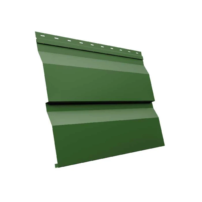 Металлический сайдинг Grand Line Корабельная Доска XL 0.45 мм PE RAL 6002 лиственно-зеленый