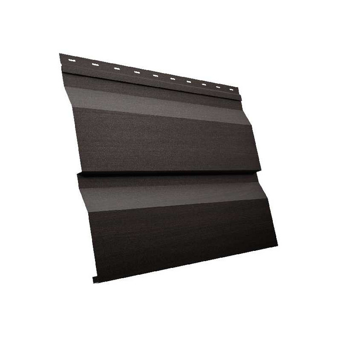 Металлический сайдинг Grand Line Корабельная Доска XL 0.45 мм Print Elite Coffee Wood