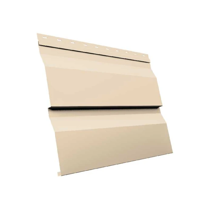 Металлический сайдинг Grand Line Корабельная Доска XL 0.5 мм Satin RAL 1015 светлая слононвая кость