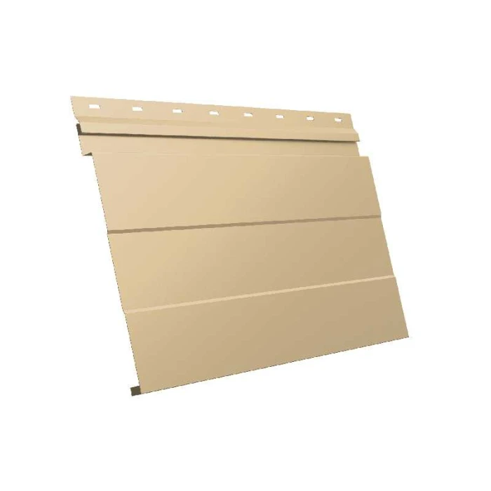 Металлический сайдинг Grand Line Фасадная панель 0.45 мм PE RAL 1014 слоновая кость