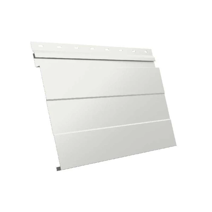 Металлический сайдинг Grand Line Фасадная панель 0.45 мм PE с пленкой RAL 9003 сигнальный белый