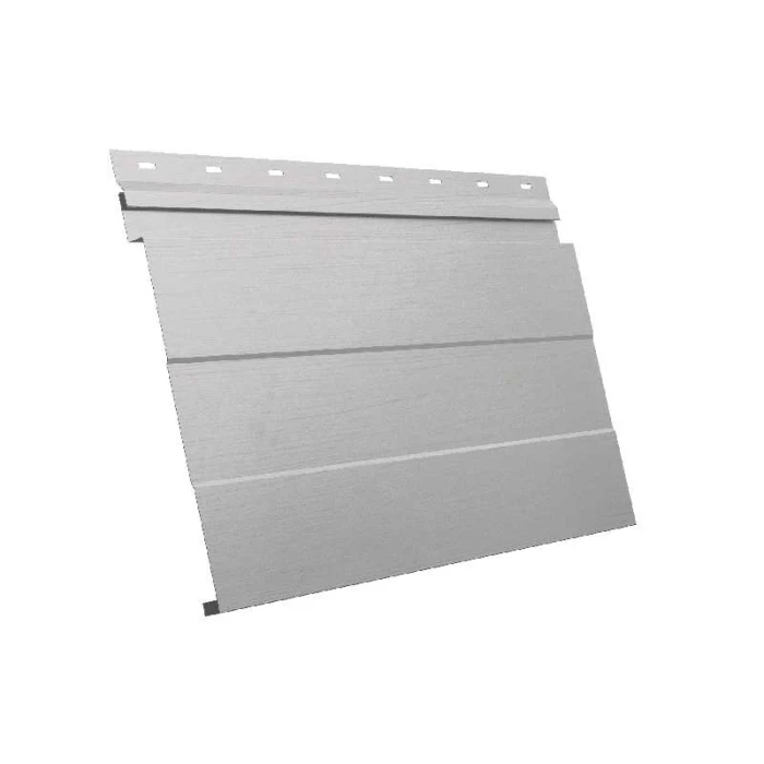 Металлический сайдинг Grand Line Фасадная панель 0.45 мм Print Elite с пленкой Milky Wood