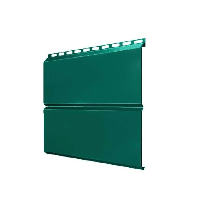 Металлический сайдинг Grand Line ЭкоБрус 0.45 мм PE с пленкой RAL 5021 водная синь