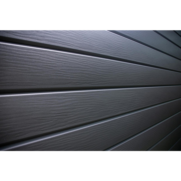Металлический сайдинг Grand Line ЭкоБрус 0.5 мм PurPro Matt 275 RAL 9005 черный фото 2