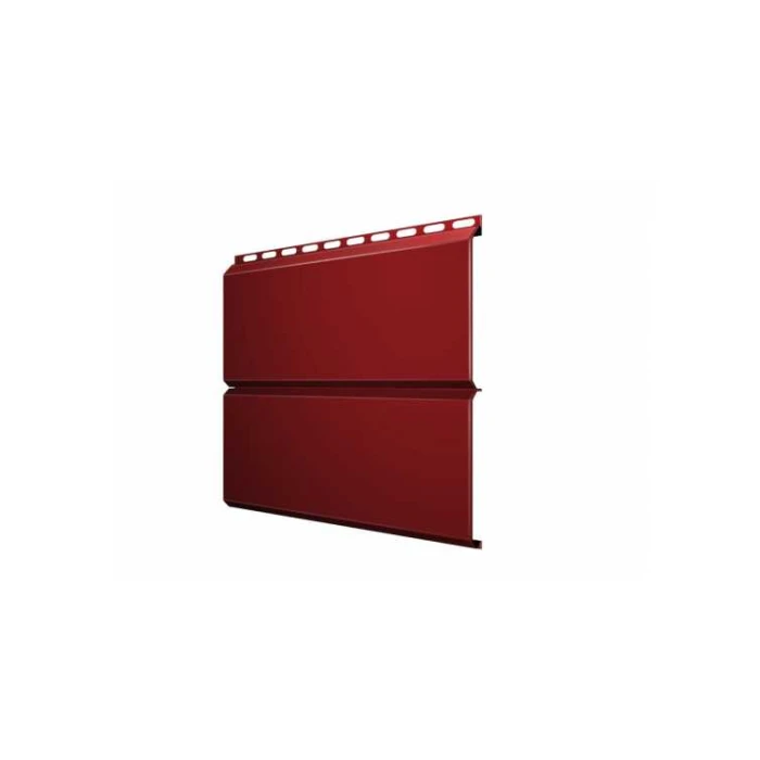 Металлический сайдинг Grand Line ЭкоБрус 0.5 мм Satin RAL 3011 коричнево-красный