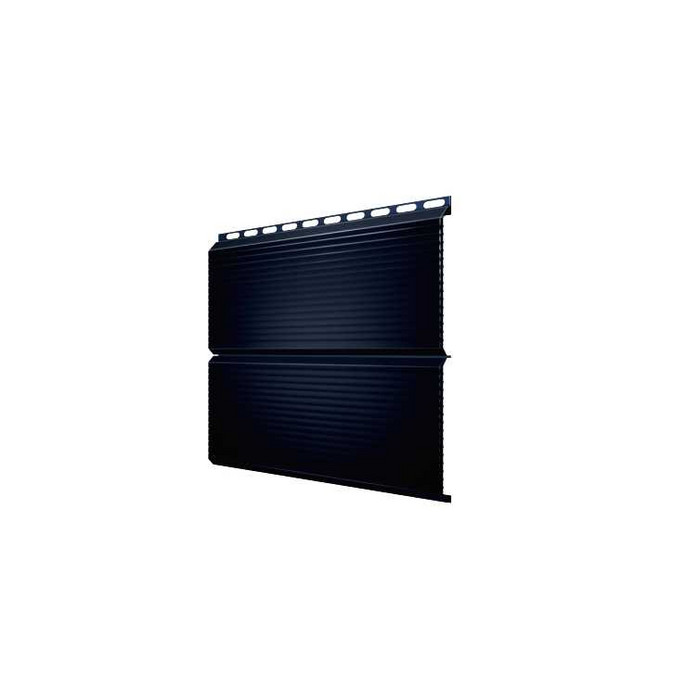 Металлический сайдинг Grand Line ЭкоБрус 0.5 мм Gofr Rooftop Matte RAL 9005 черный