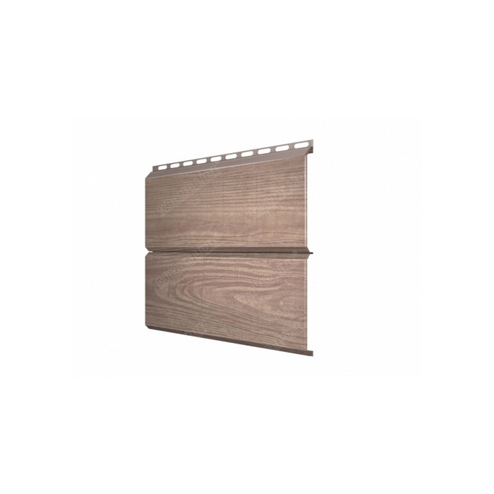 Металлический сайдинг Grand Line ЭкоБрус 0.45 мм Print Elite Antique Wood
