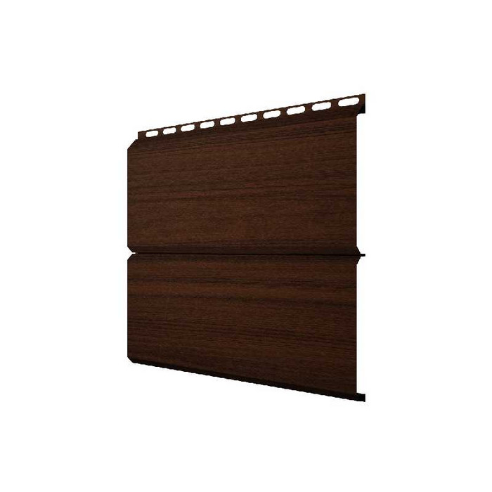 Металлический сайдинг Grand Line ЭкоБрус 0.45 мм Print Elite Choco Wood