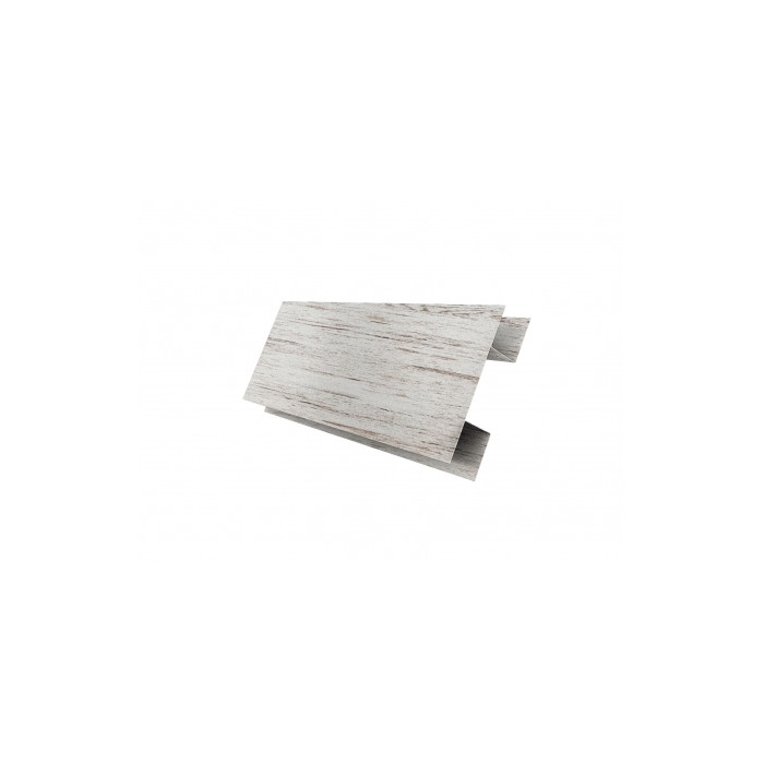 Металлический сайдинг Grand Line ЭкоБрус 0.45 мм Print Elite Snow Wood