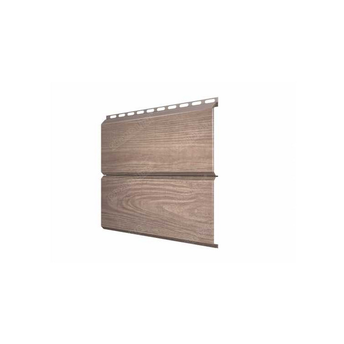 Металлический сайдинг Grand Line ЭкоБрус 0.45 мм Print Elite White Wood