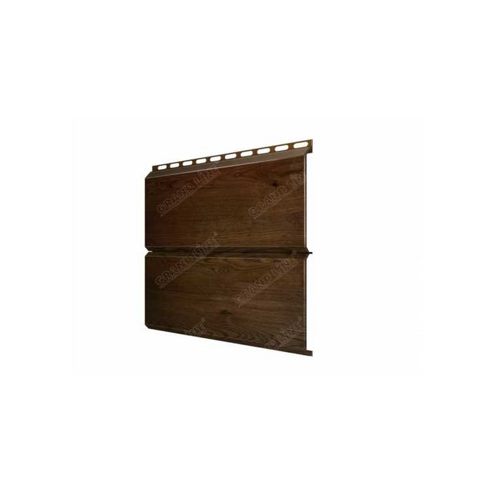 Металлический сайдинг Grand Line ЭкоБрус 0.45 мм Print-double Elite Antique Wood