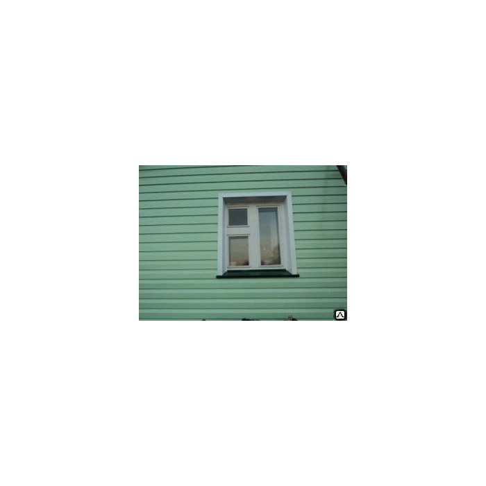 Металлический сайдинг Grand Line ЭкоБрус 0.5 мм Quarzit lite RAL 6005 зеленый мох фото 2