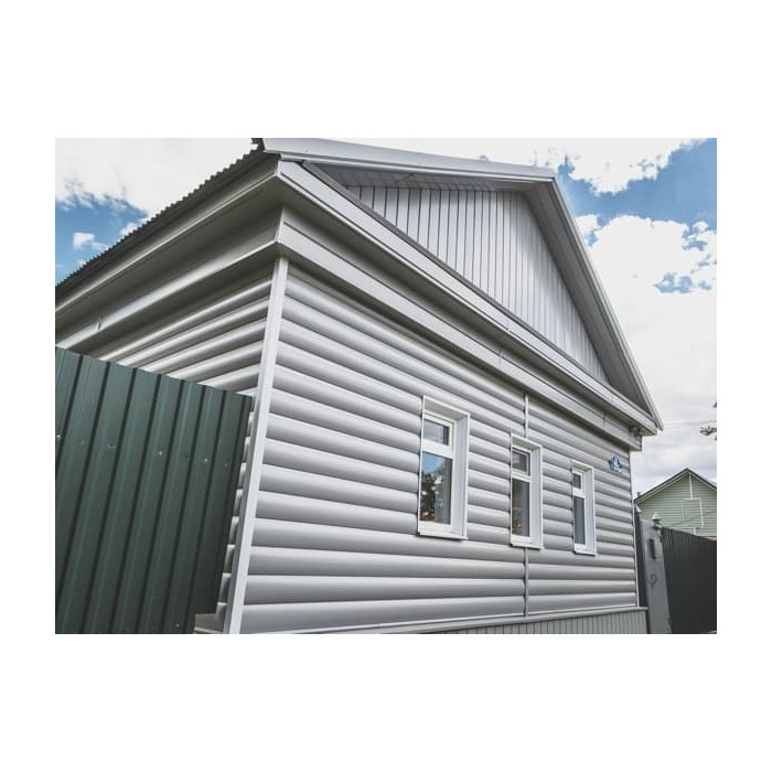 Металлический сайдинг Grand Line ЭкоБрус 3D 0.5 мм GreenCoat Pural BT. matt RR 11 темно-зеленый (RAL 6020 хромовая зелень) фото 2