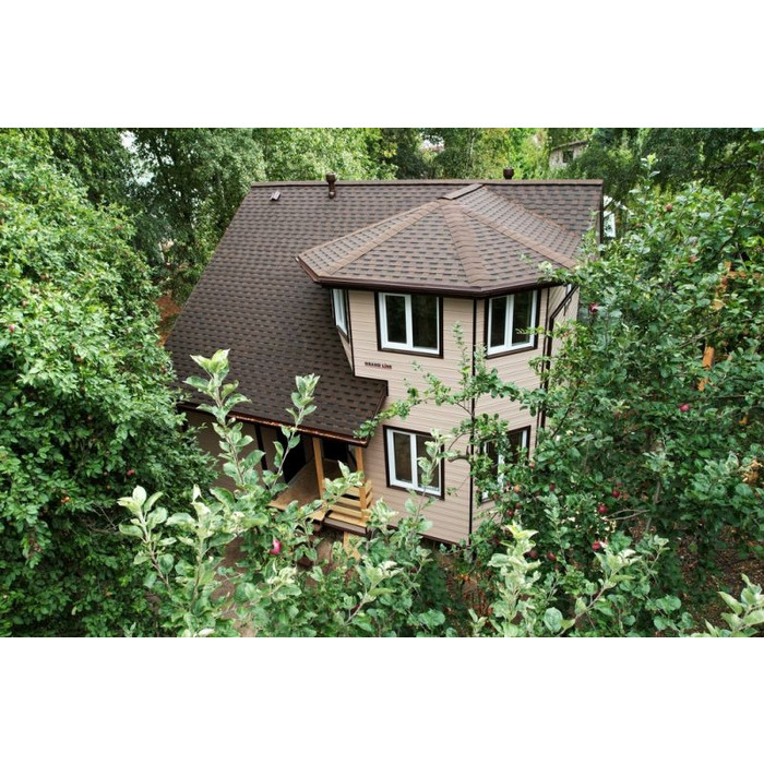 Виниловый сайдинг двухслойный Grand Line Natural-Брус Tundra Граб 3.00 фото 3