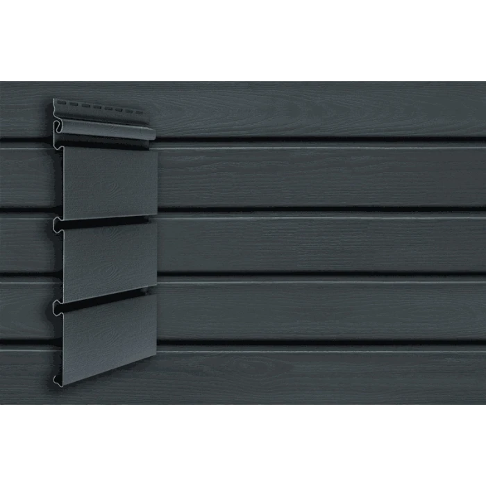 Сайдинг Grand Line Акрил Планкен (Графит), 3м