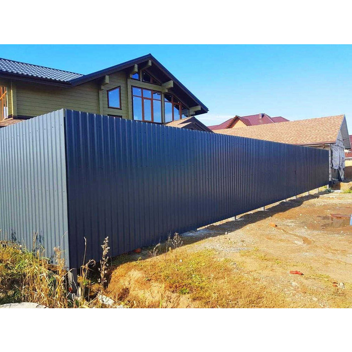 Профлист Металл Профиль МП20 0.5 Matt MP RAL 7024 Серый графит A фото 8