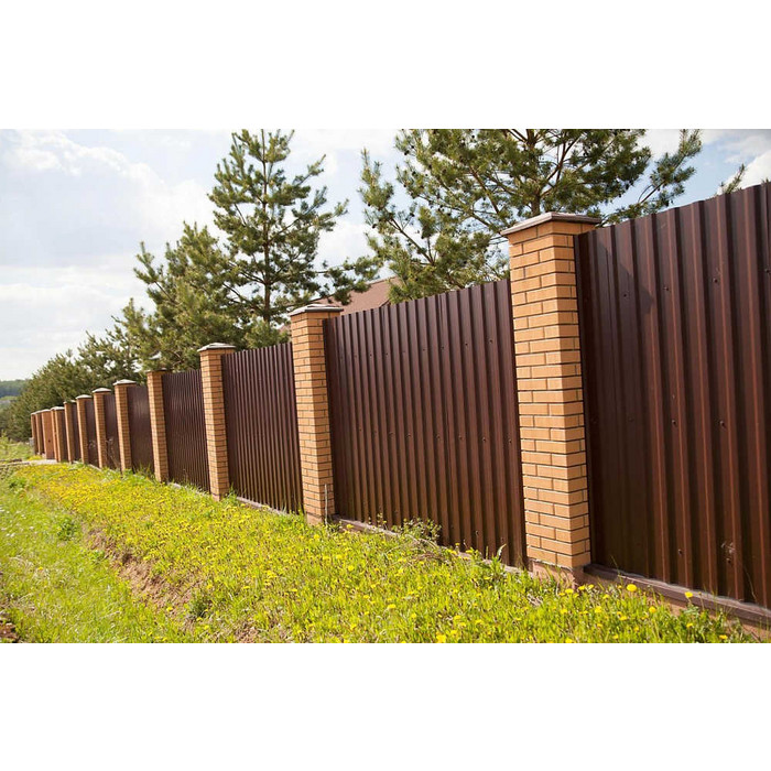 Профлист Металл Профиль МП20 0.5 Matt MP RAL 8017 Коричневый шоколад A фото 6